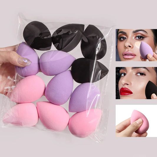 12Pcs Multicolor Makeup Sponge